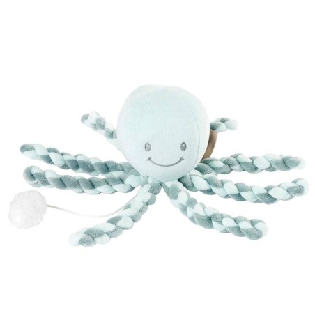PELUCHE MUSICALE PIEUVRE VERT