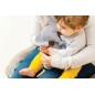 DOUDOU MUSICAL TRICOT GRIS 32 CM TEMBO
