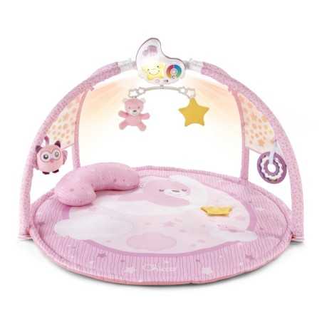 TAPIS D'EVEIL COLORS GYM ROSE