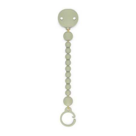 ATTACHE-SUCETTE SILICONE VERT