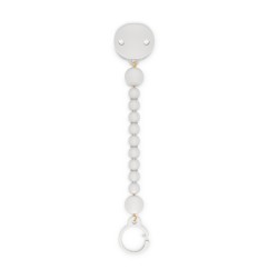 ATTACHE-SUCETTE SILICONE BLANC