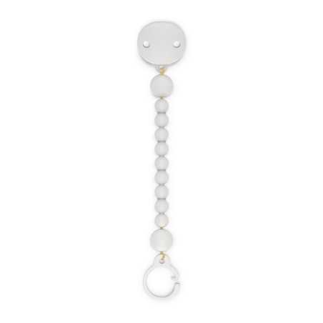 ATTACHE-SUCETTE SILICONE BLANC