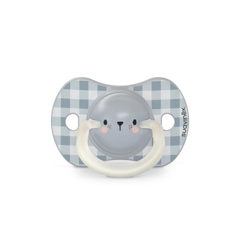 SUCETTES X2 NIGHT&DAY 6-18M GRIS FONCE
