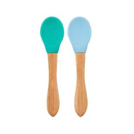 LOT 2 CUILLERES SILICONE & BAMBOU