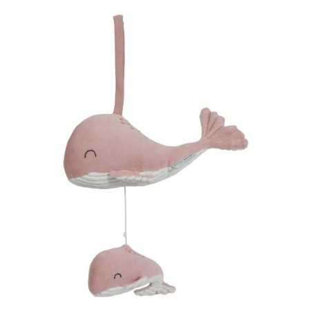 BOITE A MUSIQUE BALEINE OCEAN PINK