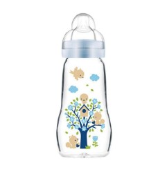 MAM BIBERON VERRE - 260ML - 0 A 6 MOIS - TETINE