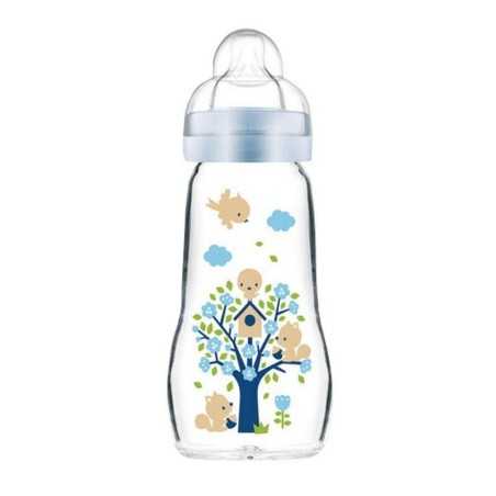 MAM BIBERON VERRE - 260ML - 0 A 6 MOIS - TETINE