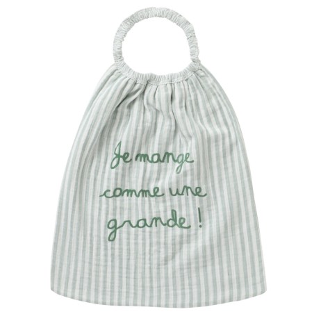 SERVIETTE COMME UNE GRANDE GAZE RAYE