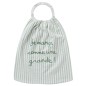 SERVIETTE COMME UNE GRANDE GAZE RAYE