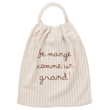 SERVIETTE COMME UN GRAND GAZE RAYE