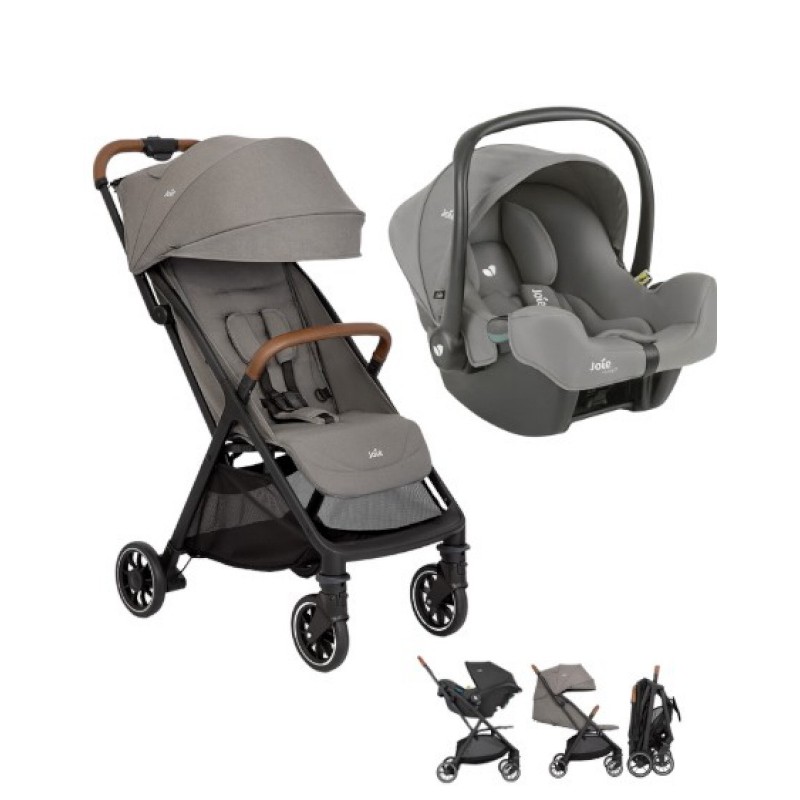 Joie Duo PACT PRO Poussette+ I-Snug 2 PEBBLE