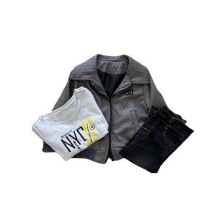 ENSEMBLE 3 PIECES PANTALON VESTE HAUT