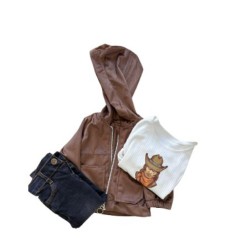 ENSEMBLE 3 PIECES PANTALON VESTE HAUT
