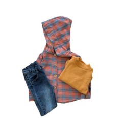 ENSEMBLE 3 PIECES PANTALON VESTE HAUT ML