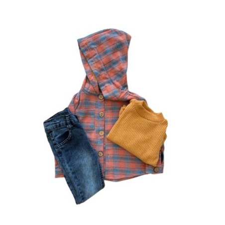 ENSEMBLE 3 PIECES PANTALON VESTE HAUT ML