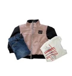 ENSEMBLE 3 PIECES PANTALON VESTE HAUT ML