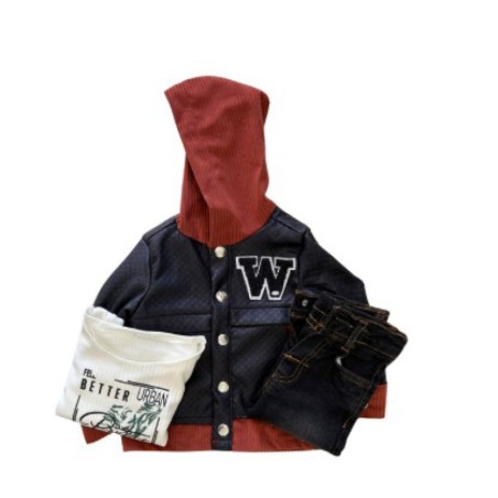 ENSEMBLE 3 PIECES PANTALON VESTE HAUT ML