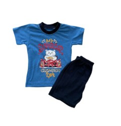 ENS SHORT+TEE SHIRT GARCON 9M