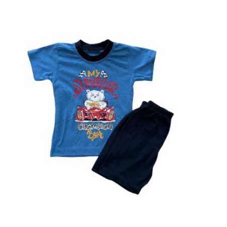 ENS SHORT+TEE SHIRT GARCON 9M