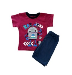 ENS SHORT+TEE SHIRT GARCON 9M