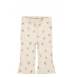 PANTALON FLEUR ROSE 6M