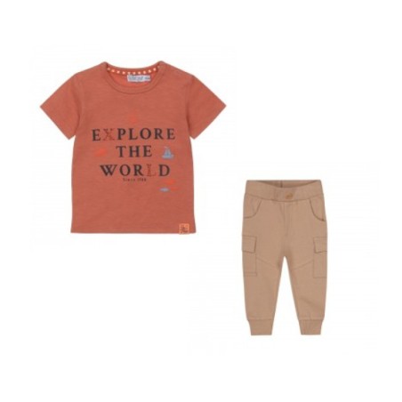 Tee-shirt explorer+pantalon 6M