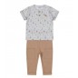 Ens tee-shirt+pantalon bateau 3M