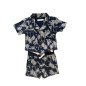 Ens polo +short BLEU DINO 3Y