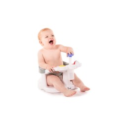 B-SIEGE DE BAIN GRIS/BLANC (6M+)