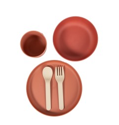 B-SET VAISSELLE BIODEGRADABLE CPLA 5PCS