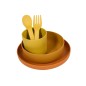 B-SET VAISSELLE BIODEGRADABLE CPLA 5PCS
