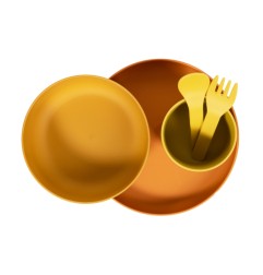 B-SET VAISSELLE BIODEGRADABLE CPLA 5PCS