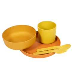 B-SET VAISSELLE BIODEGRADABLE CPLA 5PCS
