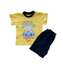 ENS SHORT+TEE SHIRT GARCON 9M