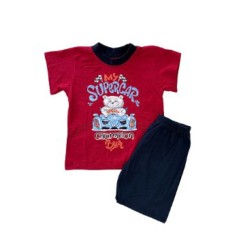 ENS SHORT+TEE SHIRT GARCON 9M