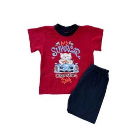 ENS SHORT+TEE SHIRT GARCON 9M