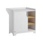 COMMODE AVEC PLAN A LANGER LEAF BLANC BOIS
