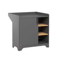 COMMODE AVEC PLAN A LANGER LEAF GRAPHITE BOIS