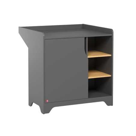 COMMODE AVEC PLAN A LANGER LEAF GRAPHITE BOIS
