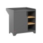 COMMODE AVEC PLAN A LANGER LEAF GRAPHITE BOIS