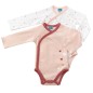 LOT DE 2 BODIES NAISSANCE GAIA ROSE