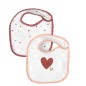 LOT DE 2 BAVOIRS NAISSANCE GAIA ROSE