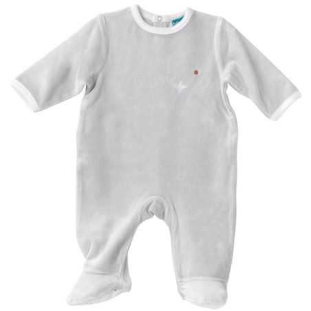 DORS BIEN VELOURS OUV. DOS NAISSANCE GAIA GRIS