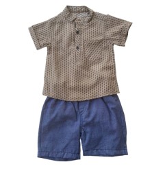 ENSEMBLE GARCON CHEMISE & SHORT