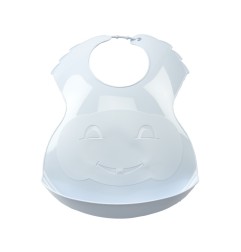 BAVOIR SEMI-RIGIDE FLEUR BLEUE