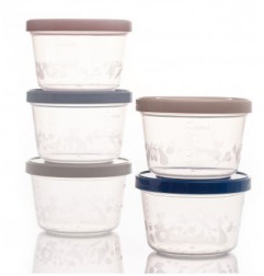 LOT DE 5 BOITES DE CONSERVATION DE 250 ML