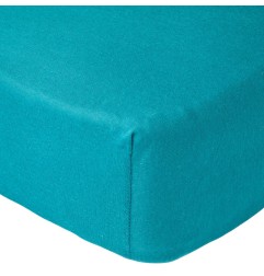 DRAP HOUSSE BLEU TROPICAL - 60X120X15CM