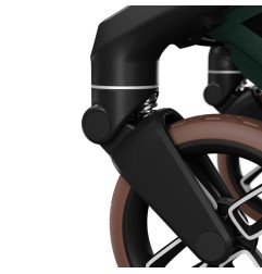 FAME STR TWILLIC (DARK FRAME + BROWN WHEELS + BROWN LEATHER)