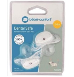 SUCETTE DENTAL SAFE - SILICONE 0/6M - X2