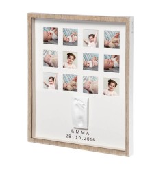 CADRE MY VERY FIRST YEAR BOIS ET BLANC